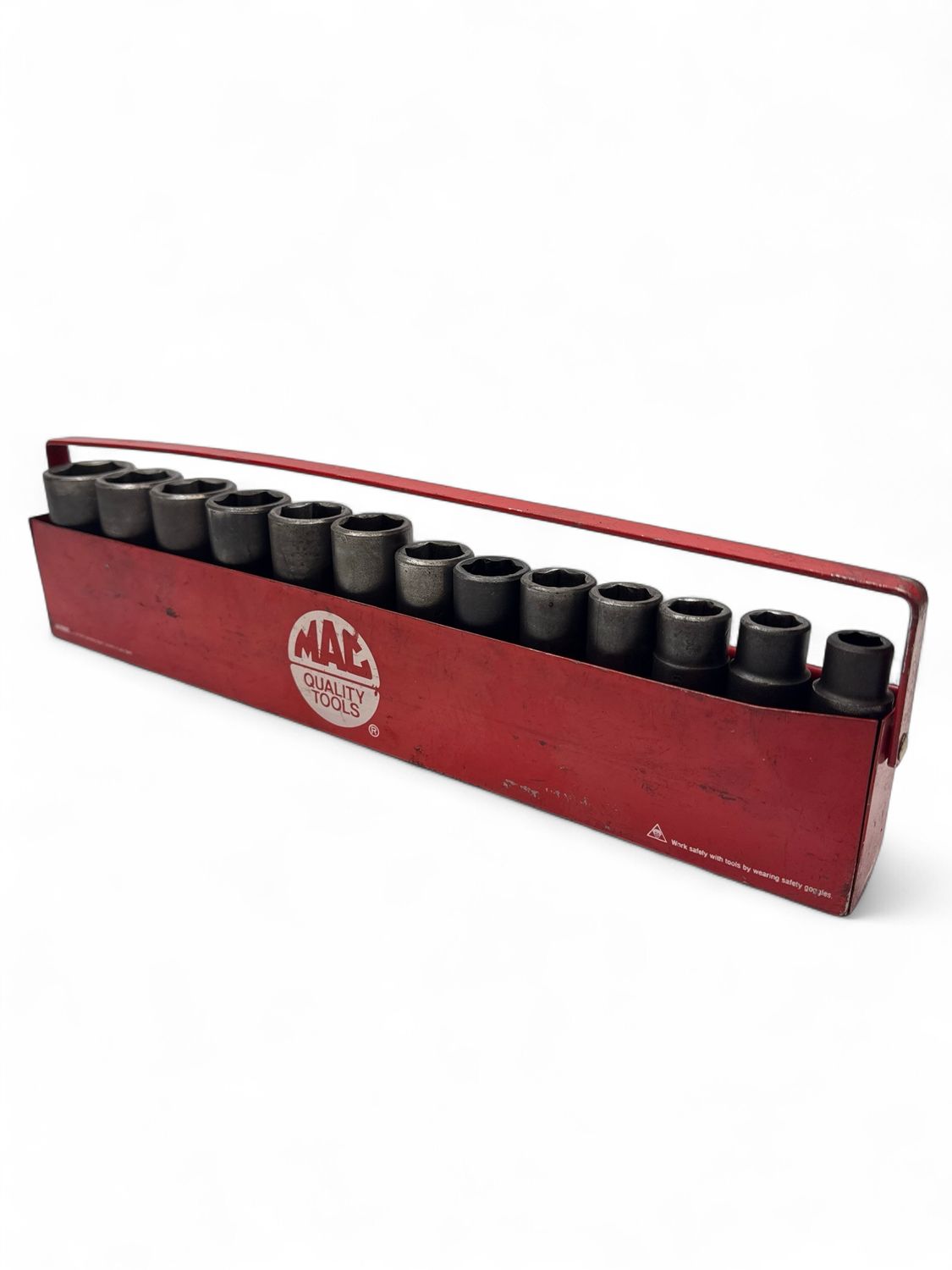 Mac Tools 13pc 1/2” Drive Deep Metric 6pt Impact Socket Set (7/16” - 1-1/4”)