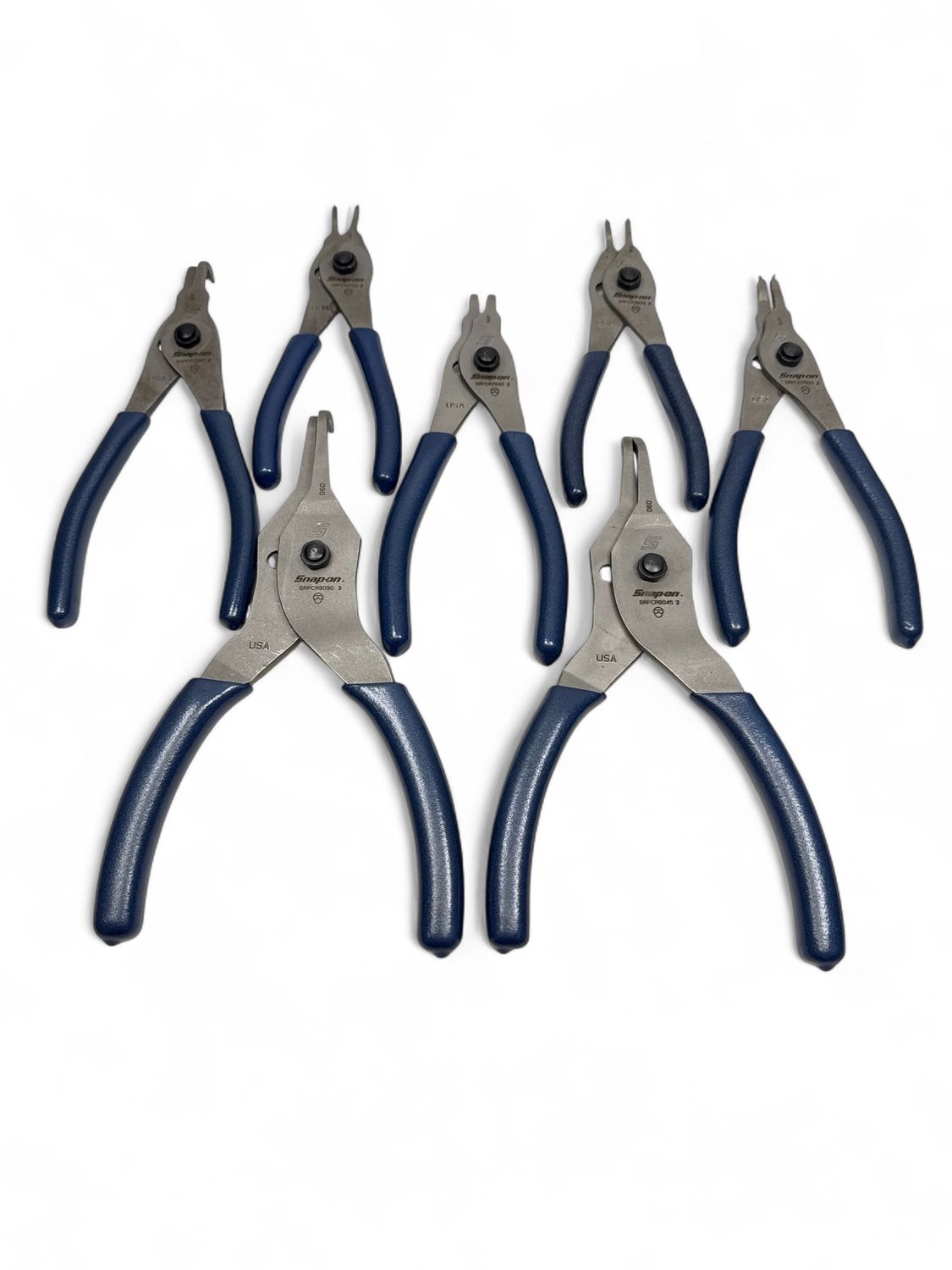 Snap On 7 Pc. Snap Ring Pliers Set, SRPCR107