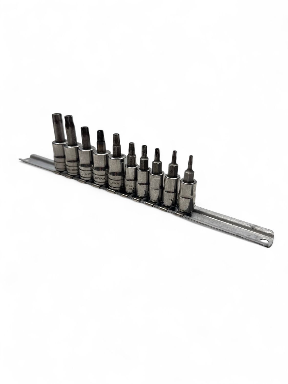 Snap On 10 pc Combination Drive TORX® Bit Tamper-Resistant Socket Set (T8-T50), 210EFTXRY