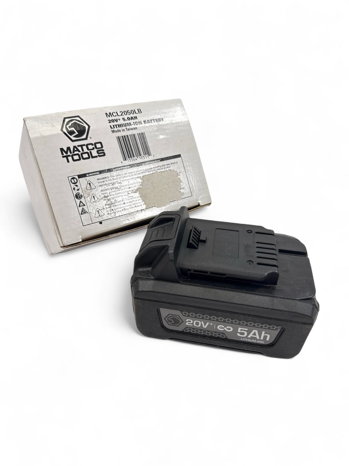 Matco Tools 20V Cordless Infinium Li-ion 5.0Ah Battery, MCL2050B