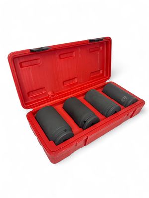Sunex Tools 4pc 1/2” Drive Metric 12-Point Impact Socket Set, 2837