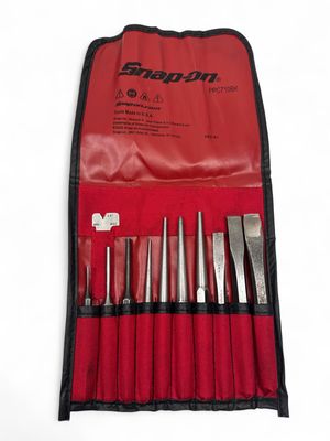 Snap On 10 Pc. Punch & Chisel Set, PPC710BK Snap On 10 Pc. Punch & Chisel Set, PPC710BK