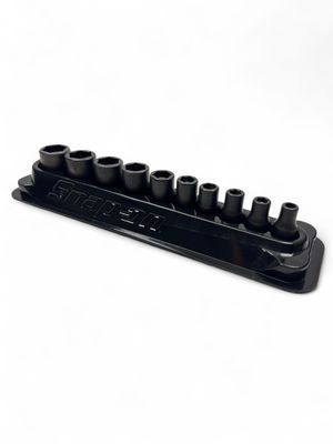 Snap On 10 pc 1/4" Drive 6-Point Metric Flank Drive® Shallow Magnetic Power Socket Set (5-15 mm), 110MGMM