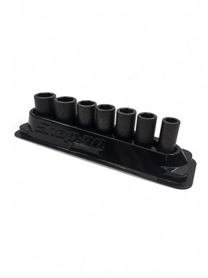 Snap On 7pc 3/8” Drive Flank Drive Semi-Deep Metric 6pt Impact Socket Set