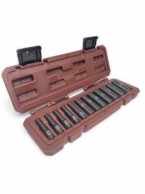 Matco Tools 12pc metric 1/4" Drive Magnetic Impact Socket Set, SADMPM126AV