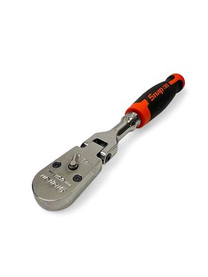 Snap On 3/8” Drive Flex Head 100-Tooth Hard Handle Ratchet, FHFD100