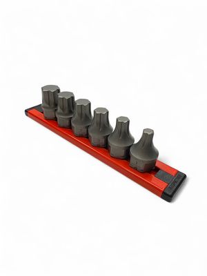 GripEdge | 6-PC RPT 3/8'' Drive Low Profile SAE Hex Dual Action Driver Bit Set, DDHBS6S