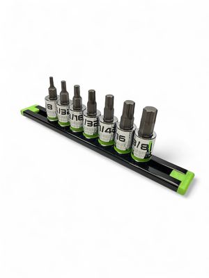 Grip Edge RPT Hex Driver Set - 7-Pc 3/8" Drive Short SAE, GE7BSSHSRPT