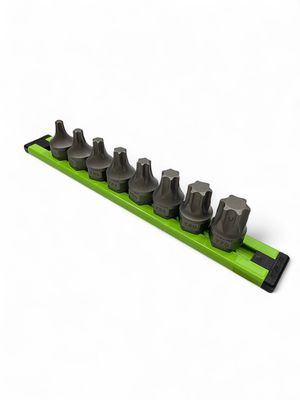 GripEdge | 8-PC RPT 3/8'' Drive Low Profile Star Dual Action Driver Bit Set, DDSB8S