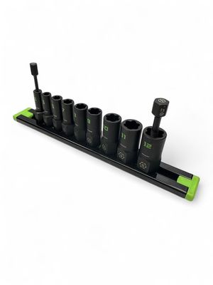 Grip Edge RPT Socket Extractor Set - 9-Pc 1/4" Drive Metric, XAM9S
