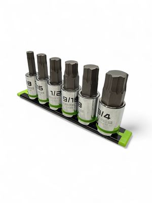 Grip Edge RPT Hex Driver Set - 6-PC 1/2’’ Drive SAE, HCS6S