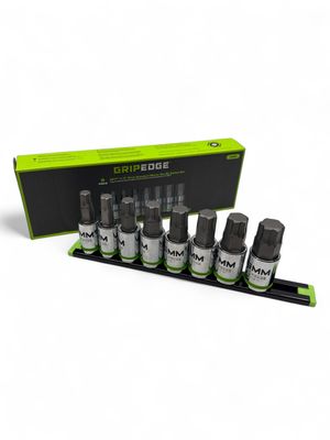 Grip Edge RPT Hex Driver Set - 8-Pc 1/2’’ Drive Metric, HCM8S