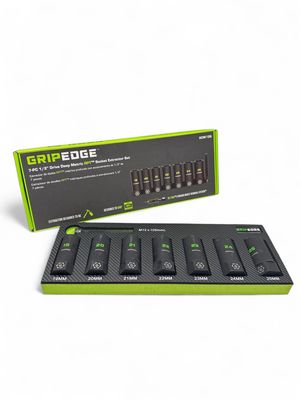Grip Edge RPT Socket Extractor Set - 7-Pc 1/2" Drive Metric-Deep, XCM7DS