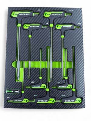 Grip Edge RPT Hex T-Handle Driver Set - 9-Pc SAE, PHS9S