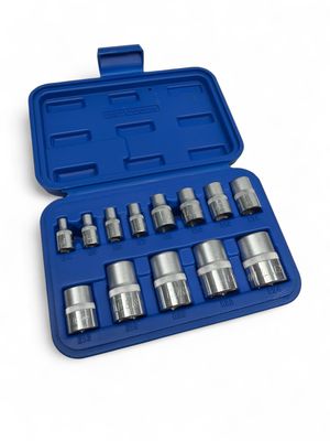 Cornwell 12pc 1/4”, 3/8” & 1/2” Drive Inverted Star Socket Set, CBSTXI13023S