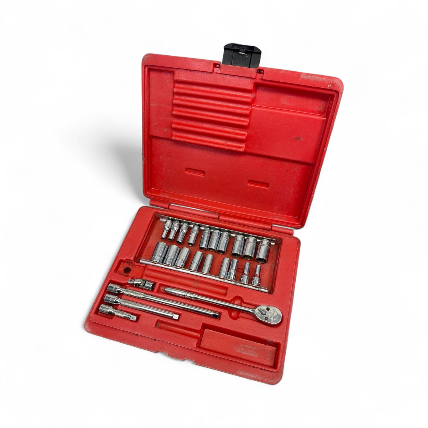Snap On 1/4” Drive 6pt Metric & SAE Semi-Deep General Service Set