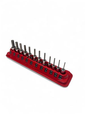 Snap On 12 pc Combination Drive SAE Standard Hex Driver Bit Socket Set (1/16-3/8"), 212EFTAY