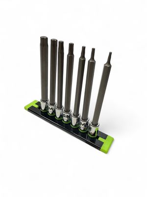 Grip Edge RPT Hex Driver Set - 7-PC 1/4'' Drive Long Metric, HAM7LS