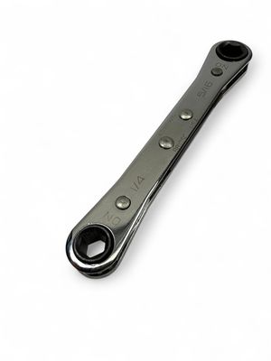 Snap On SAE 1/4–5/16" 6-Point SAE 0° Offset Ratcheting Box Wrench, R810SC