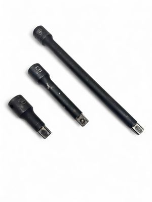Matco Tools 3 Pc. 1/2” Drive Standard Extension Impact Set (3”, 5”, 8”) SCXPB3B