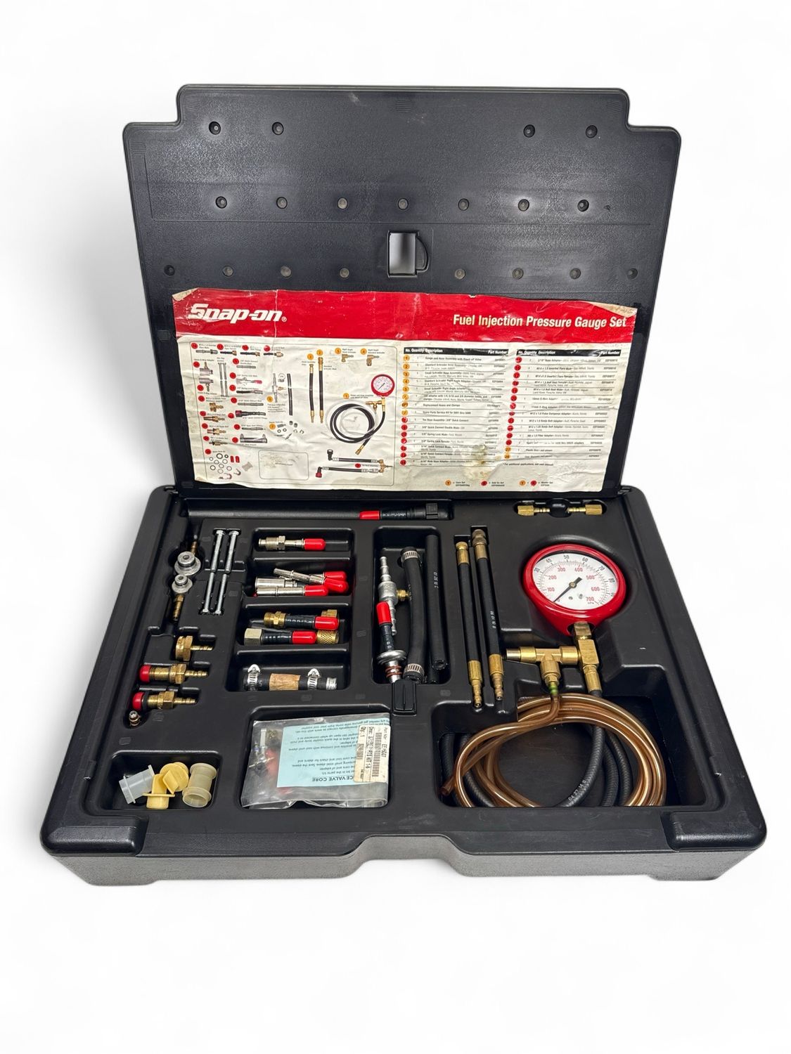Snap On Master Fuel Injection Pressure Gauge Set, EEF1500