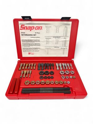 Snap On 48 Pc. Master Rethreading Tap and Die Set, RTD48 Snap On 48 Pc. Master Rethreading Tap and Die Set, RTD48