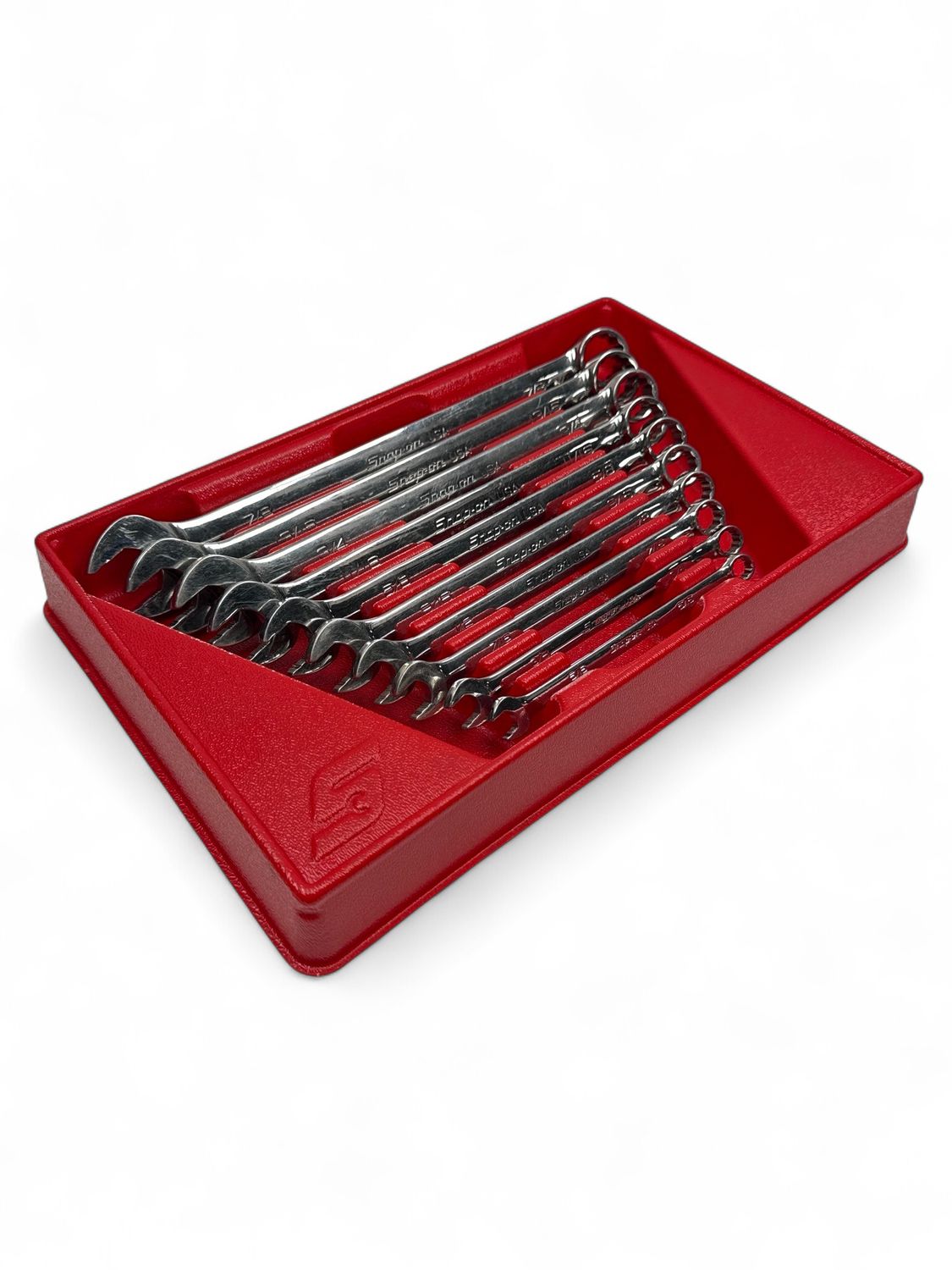 Snap On 10 Pc. 12-Point SAE Flank Drive Plus Combination Wrench Set, (5/16, 3/8-7/8"), SOEX710