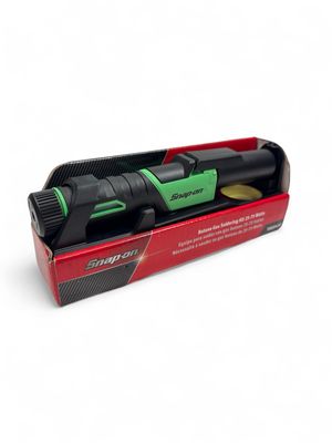 Snap On Butane Gas Soldering Iron Kit (25–75 W) (Green), YAKS41G