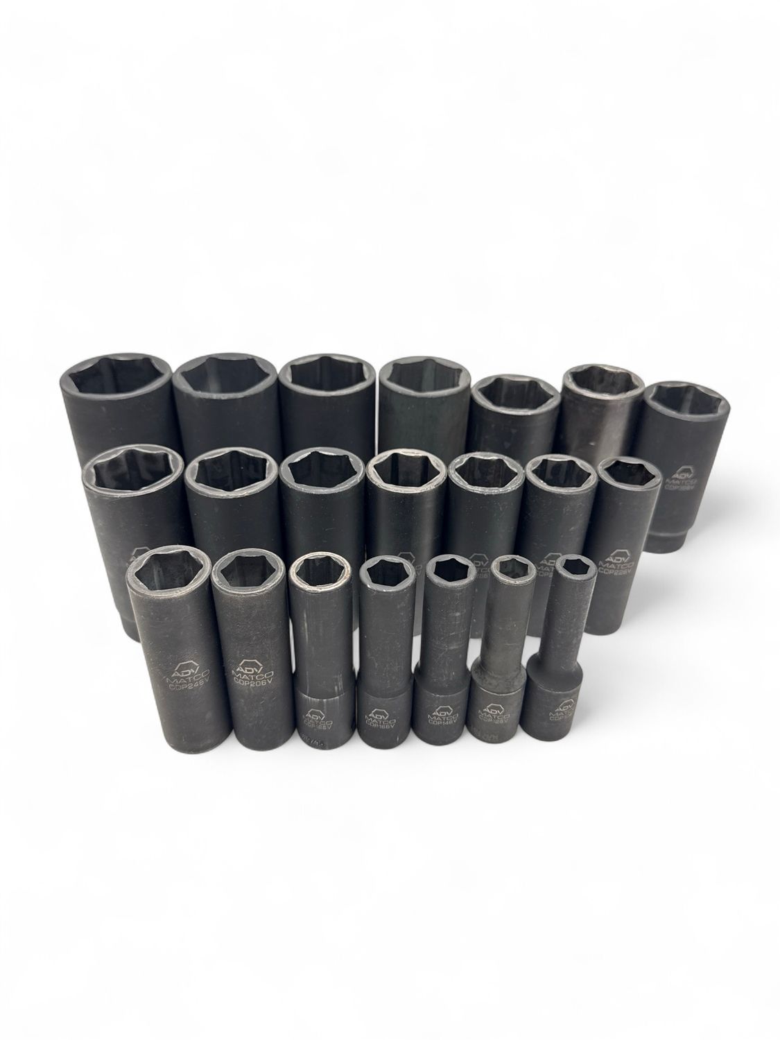 Matco 21pc 1/2” Drive 6pt SAE Deep Impact Socket Set (5/16” - 1 1/2”)
