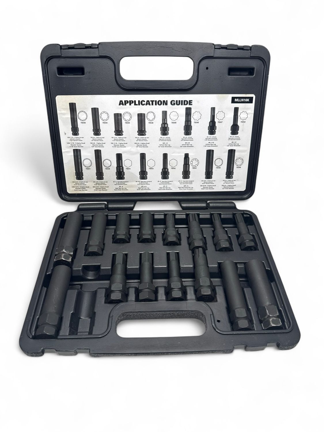 Matco 16pc Locking Lugnut Master Key Set, MLLN16K