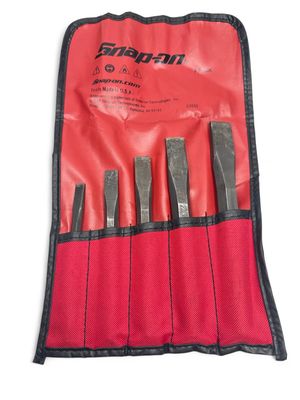 Snap On 5 pc Flat Chisel Set ( 3/8-7/8”), PPC50K Snap On 5 pc Flat Chisel Set ( 3/8-7/8”), PPC50K