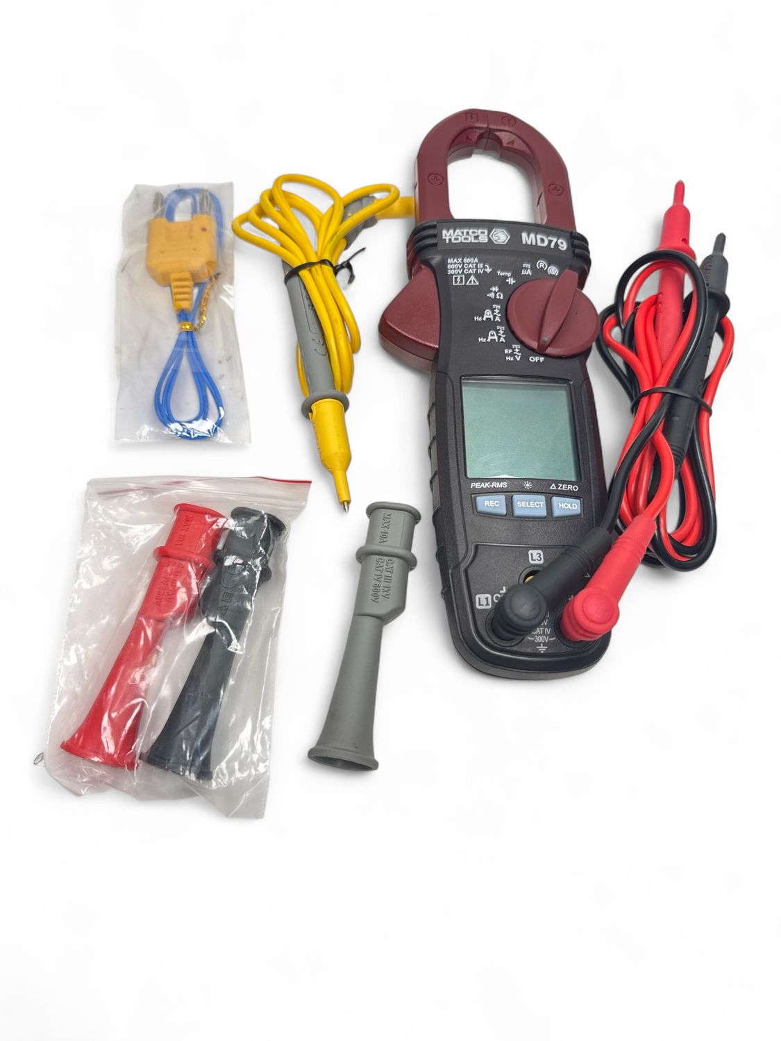 Matco Tools 600 Amp Multimeter Clamp, MD79