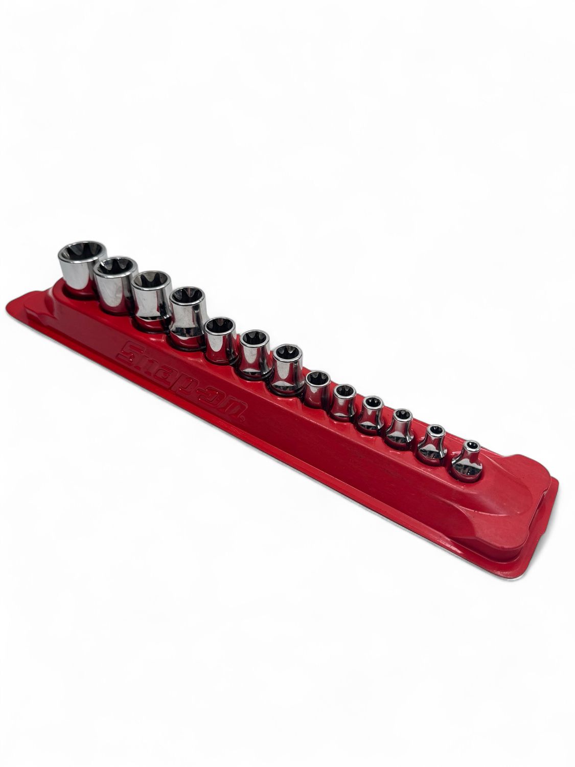 Snap On 13 pc Combination Drive TORX® Shallow Socket Set (E4-E24) 213AFLEY