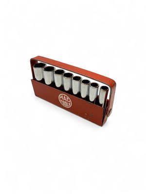 Mac Tools 8pc 1/4” Drive SAE Deep Socket Set, (1/4”-9/16”), SMD86TR