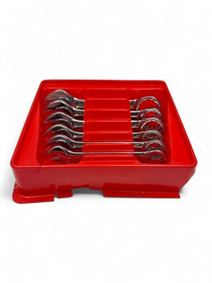 Snap On 6 Pc. 12-Point SAE Flank Drive Midget Combination Wrench Set (7/16-3/4 Snap On 6 Pc. 12-Point SAE Flank Drive Midget Combination Wrench Set (7/16-3/4") OXI706B