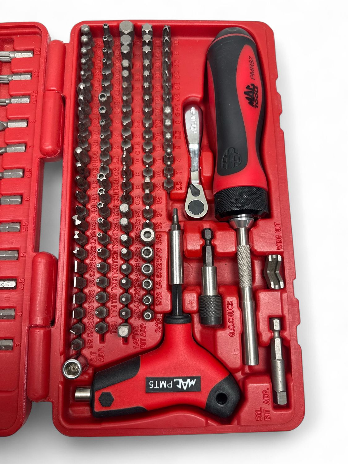 Mac Tools 124pc Master Bit Set, SPMR123B-RAT