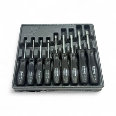 Snap On 9pc Metric Hard Grip Nut Driver Set (5-13mm) NDDM900A