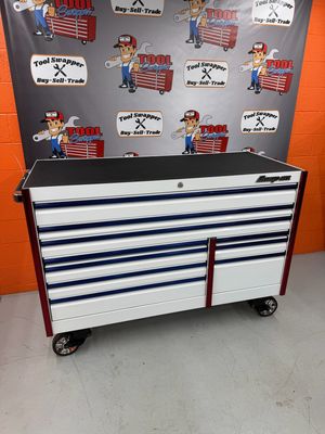 Snap On 68" 10-Drawer Double-Bank EPIQ™ Series Roll Cab, KETN682B3WEG