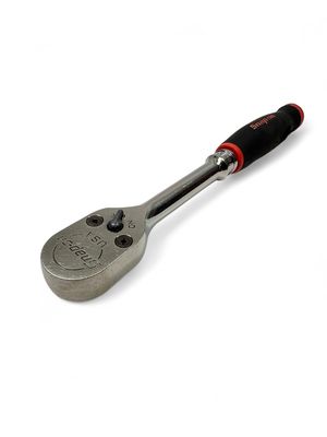 Snap On 1/2 Snap On 1/2" Drive Dual 80 Technology Soft Grip Handle Ratchet (Red), SH80A