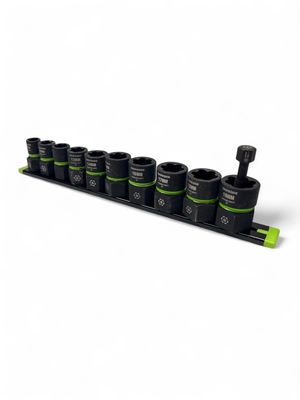 Grip Edge RPT Socket Extractor Set - 10-Pc 3/8 Grip Edge RPT Socket Extractor Set - 10-Pc 3/8" Drive Metric, XBM10S