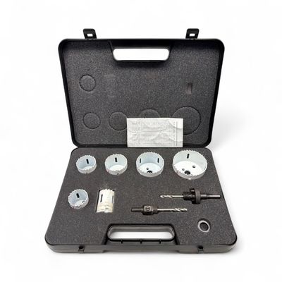 Snap On 9 pc Hole Saw and Arbor Kit, LHS608B Snap On 9 pc Hole Saw and Arbor Kit, LHS608B