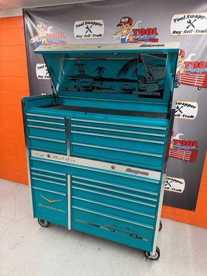 Snap On Bel Air Special Edition Master Series Tool Box W/ Top Box Snap On Bel Air Special Edition Master Series Tool Box W/ Top Box