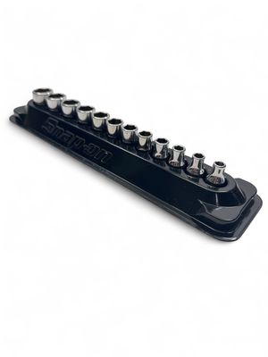Snap On 12 pc 1/4 Snap On 12 pc 1/4" Drive 6-Point Metric Flank Drive® Shallow Socket Set (5–15 mm), 112TMMY