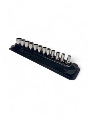 Snap On 12 Pc. 1/4 Snap On 12 Pc. 1/4" Drive 6-Point Flank Drive Semi-Deep Metric Socket Set (5–15 mm) 112TMMSY