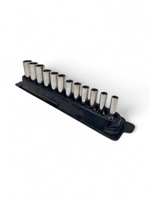 Snap On 12 Pc. 3/8 Snap On 12 Pc. 3/8" Drive 6-Point Metric Flank Drive Deep Socket Set (8-19 mm) 212SFSMY