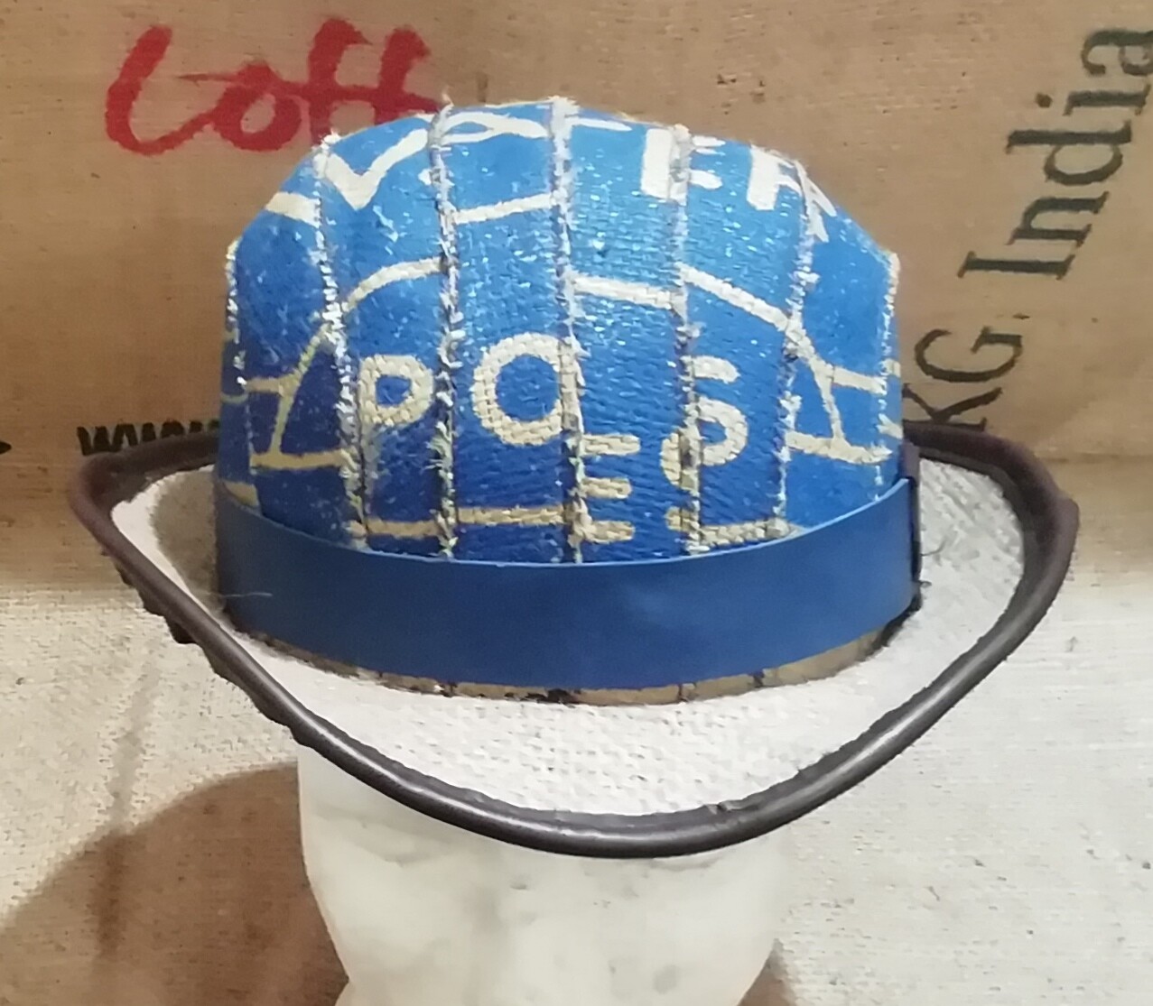 BOMBETTA-Cappello artigianale in juta
