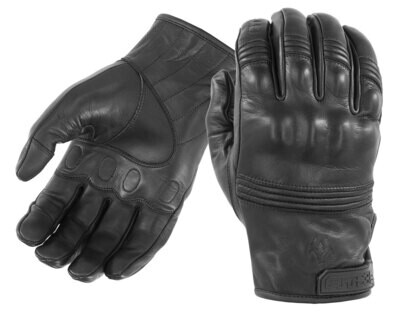 All-Leather Gloves w/ Knuckle Armor