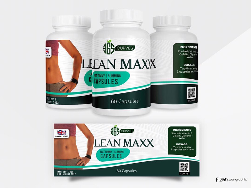 LEAN MAXX Flat-Tummy &amp; Waist Slimming Capsules