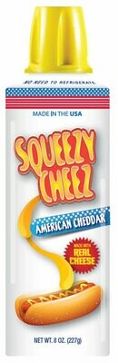 SQUEEZY CHEEZ CHEESE IN A CAN
AMERICAN CHEDDAR 227gm