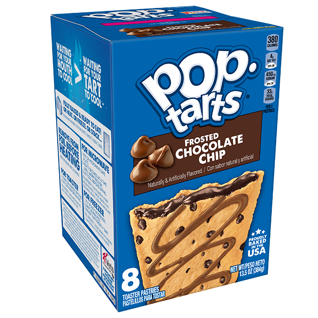 POP TARTS FROSTED CHOCOLATE CHIP 8 PK